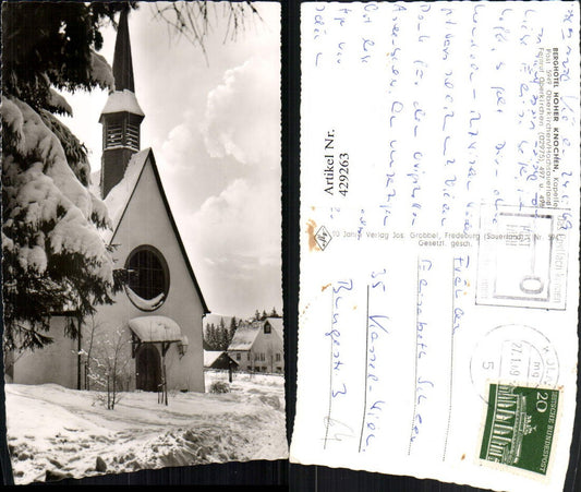 429263,Oberkirchen im Hochsauerland Kapelle Winterbild