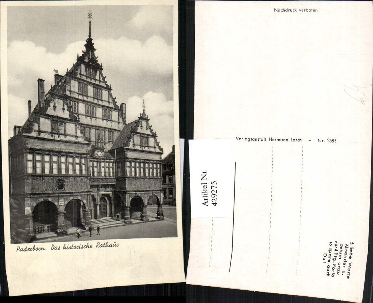 429275,Paderborn Rathaus Gebäude
