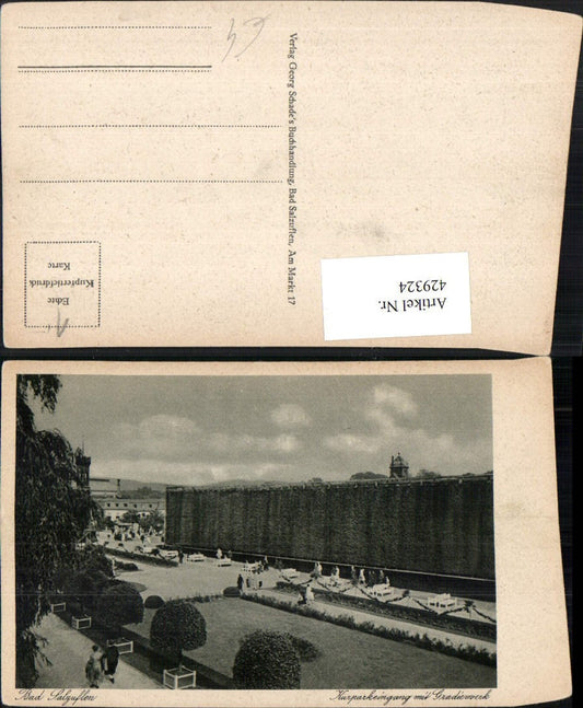 429324,Bad Salzuflen Kurparkeingang m. Gradierwerk