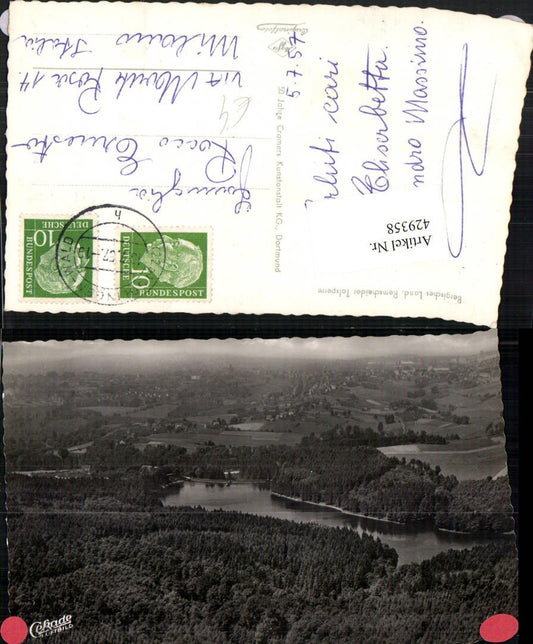 429358,Remscheid Remscheider Talsperre Fliegeraufnahme