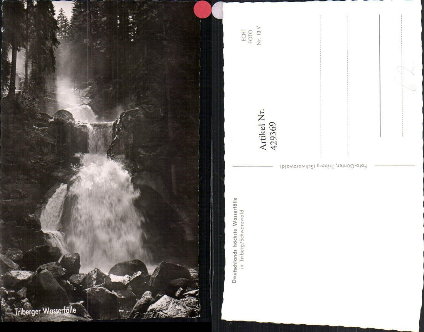 429369,Triberg im Schwarzwald Wasserfall