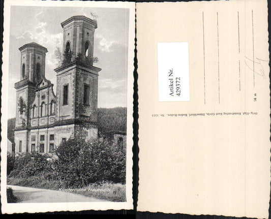 429372,Frauenalb Klosterruine