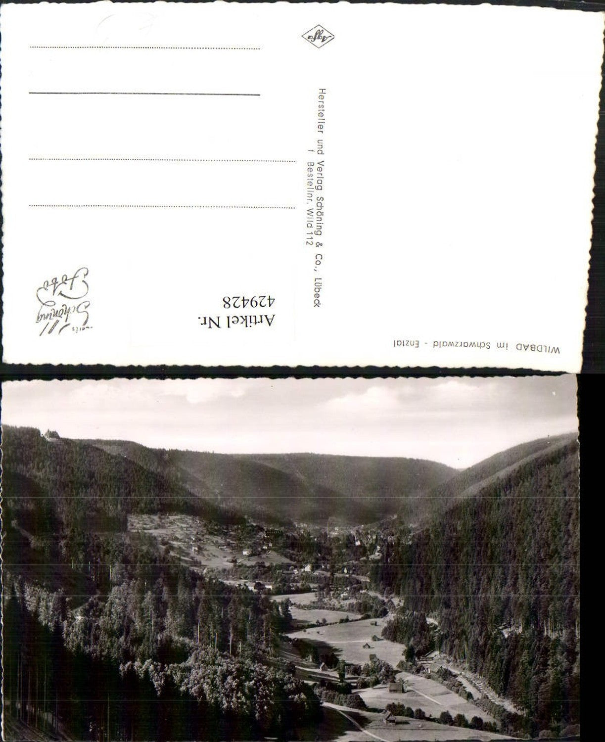 429428,Wildbad im Schwarzwald Enztal Totale