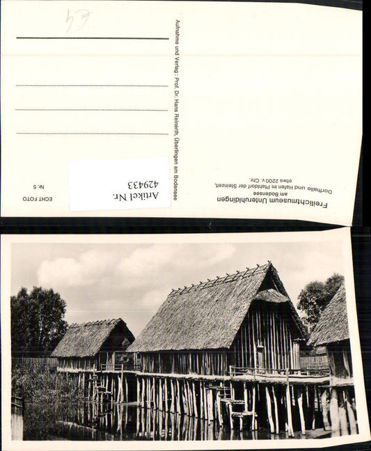 429433,Freilichtmuseum Unteruhldingen am Bodensee Pfahldorf Dorfhalle