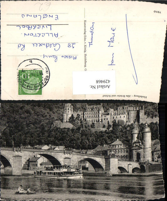 429468, Heidelberg Old Bridge with Castle