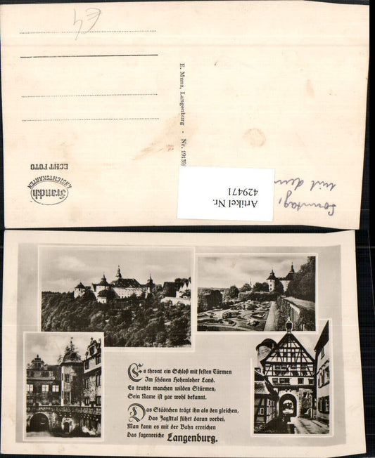 429471, Langenburg Castle Courtyard Text Multi-image map