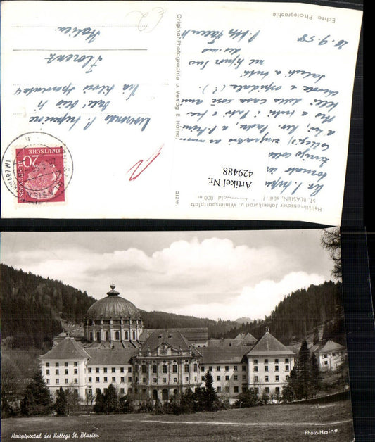 429488, St. Blasien in the Black Forest, College Building