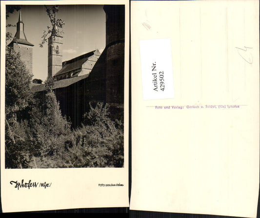 429502,Iphofen Kirche Turm Motiv
