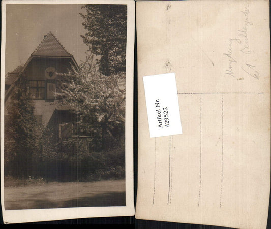 429522,Foto AK Berchtesgaden Umgebung Haus Baumblüte