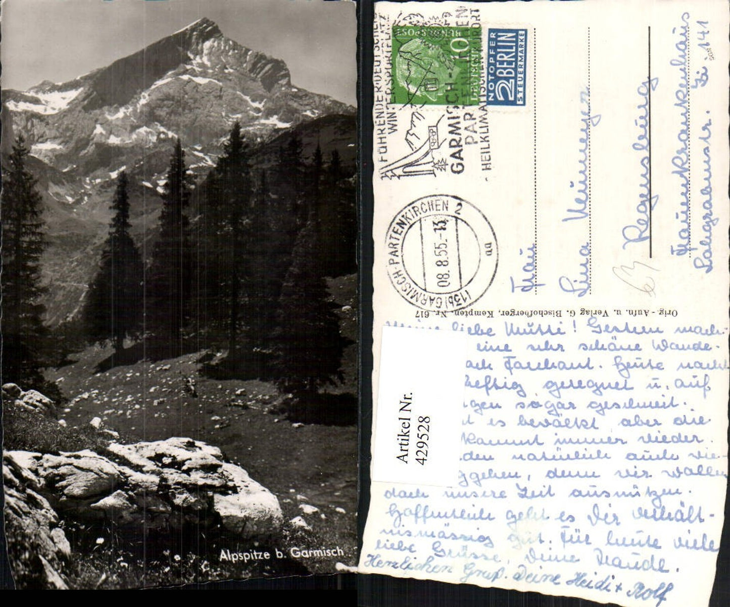 429528,Alpspitze b. Garmisch Bergkulisse