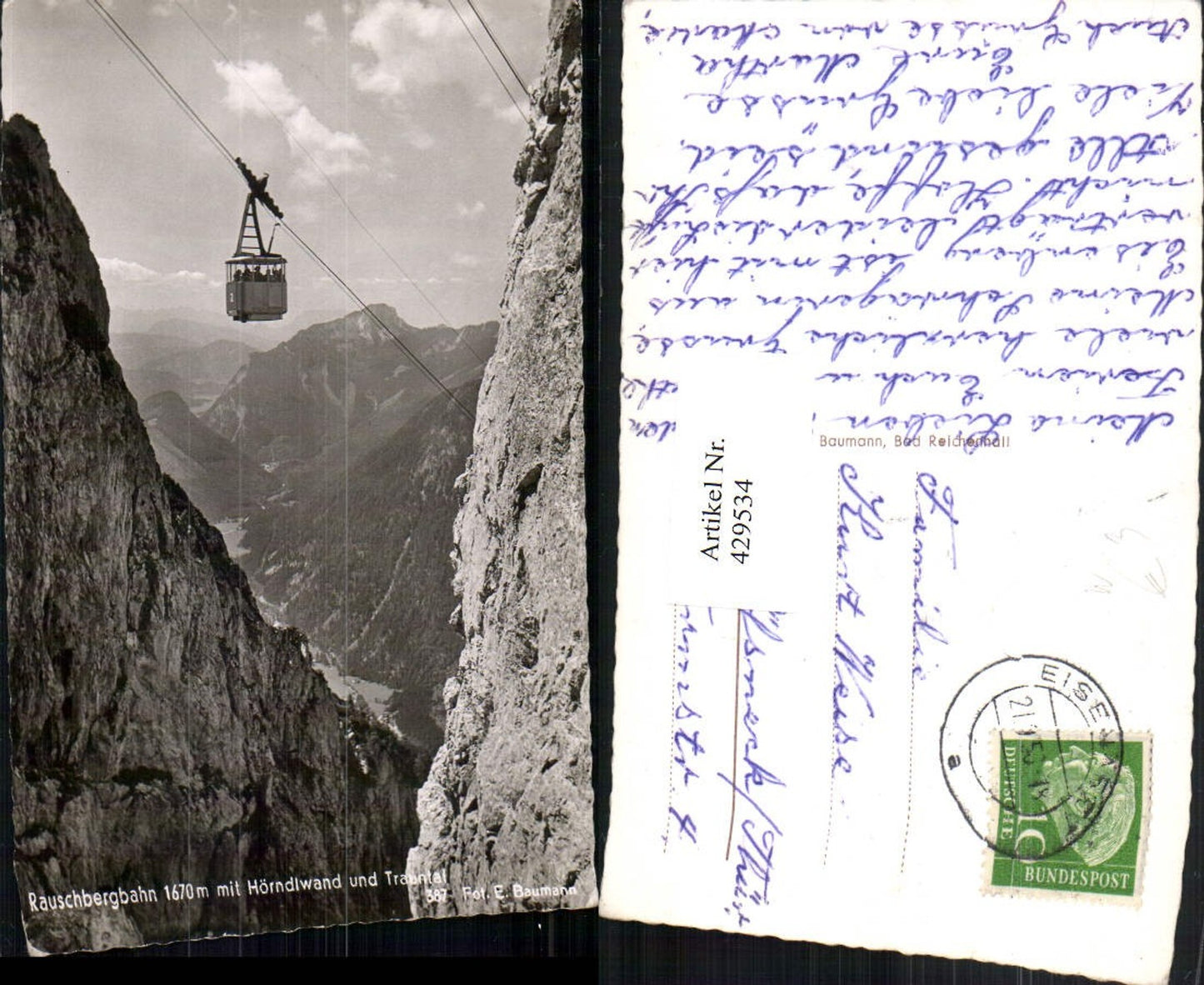429534,Rauschbergbahn Seilbahn b. Ruhpolding m. Hörndlwand u. Trauntal