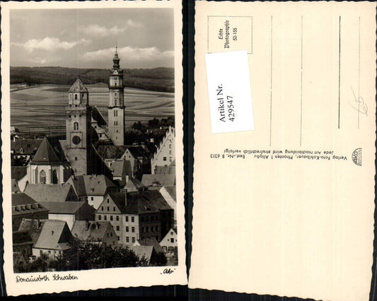 429547,Donauwörth Teilansicht Kirche