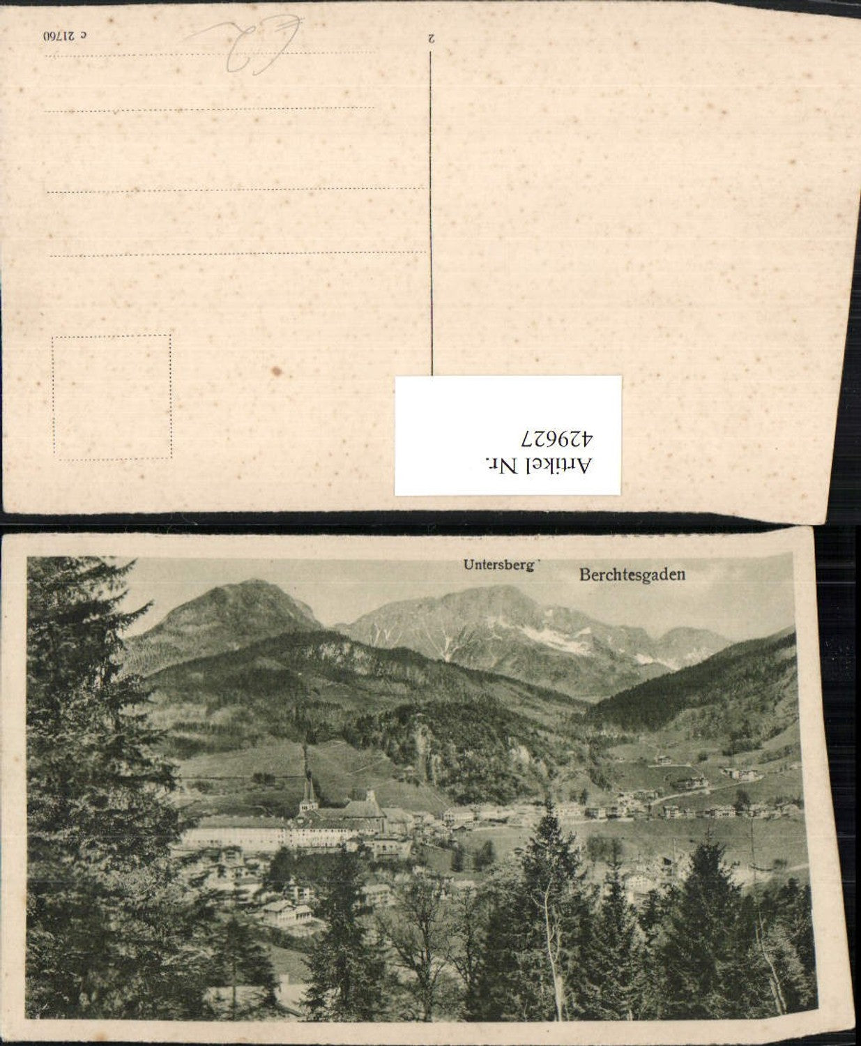 429627,Berchtesgaden Totale m. Untersberg Bergkulisse