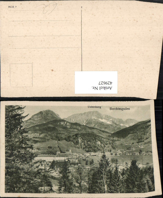 429627,Berchtesgaden Totale m. Untersberg Bergkulisse