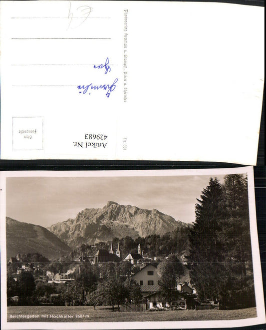 429683,Berchtesgaden Totale m. Hochkalter Bergkulisse