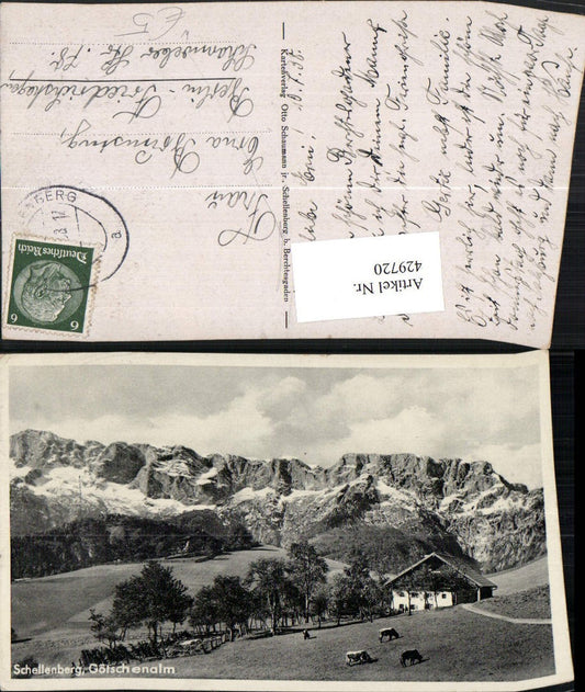 429720, Schellenberg Götschenalm near Bischofswiesen, mountain scenery