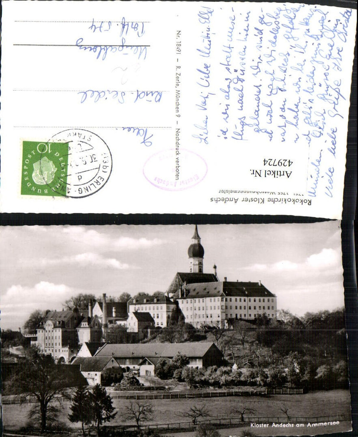 429724, Andechs Monastery on Lake Ammersee