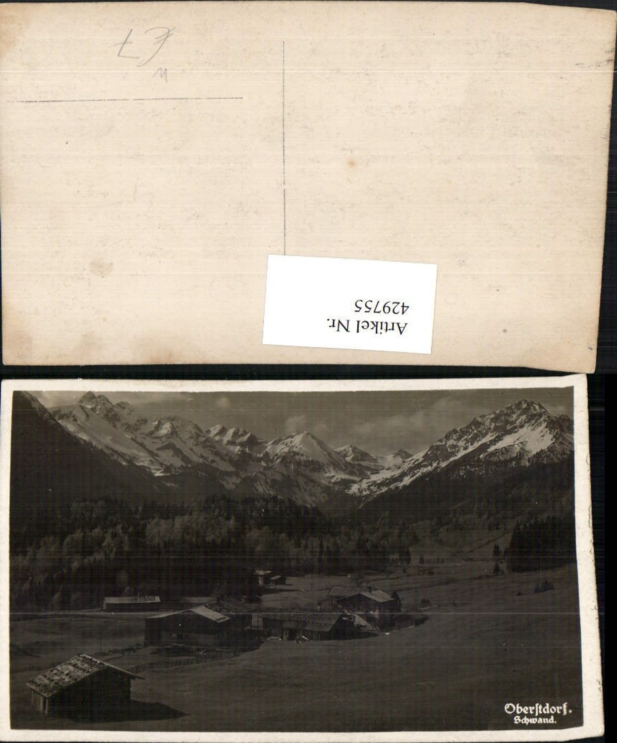 429755,Oberstdorf Schwand Bergkulisse