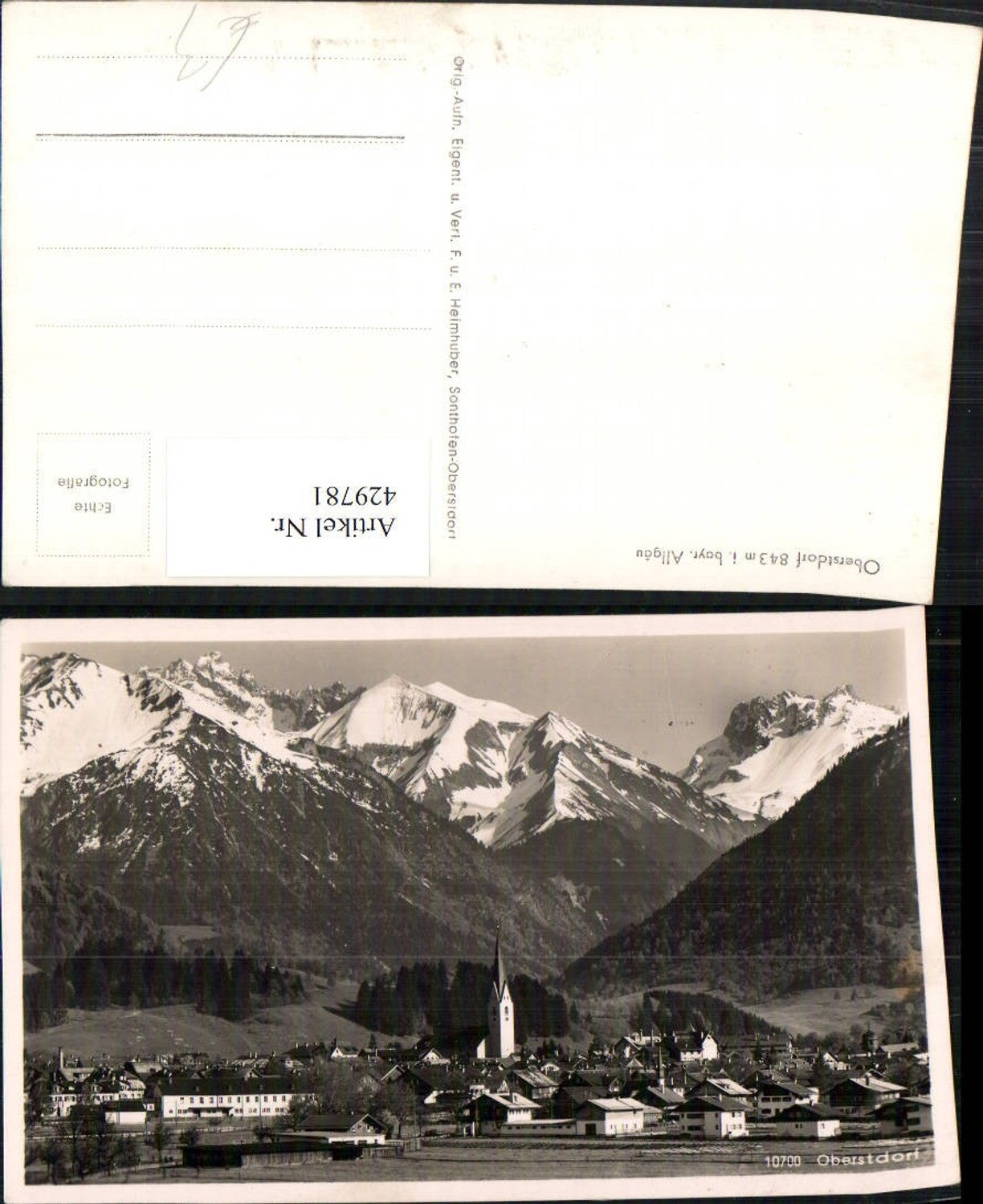 429781,Oberstdorf im Allgäu Totale Bergkulisse