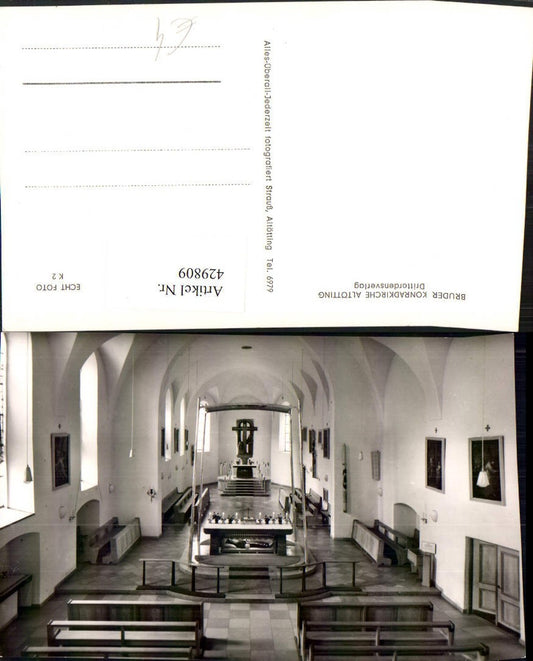 429809,Altötting Bruder Kornadkirche Kirche Innenansicht