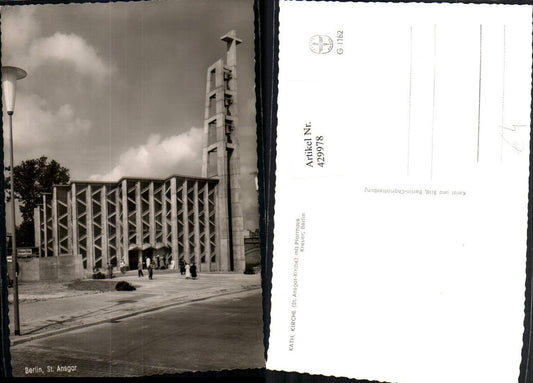 429978,Berlin St. Ansgar Katholische Kirche m. Pfarrhaus