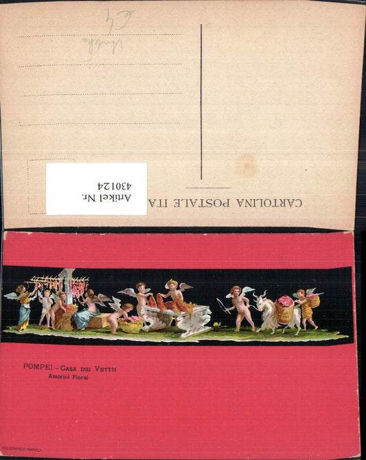 430124,Antike Pompei Casa de Vettii Amorini Fiorai