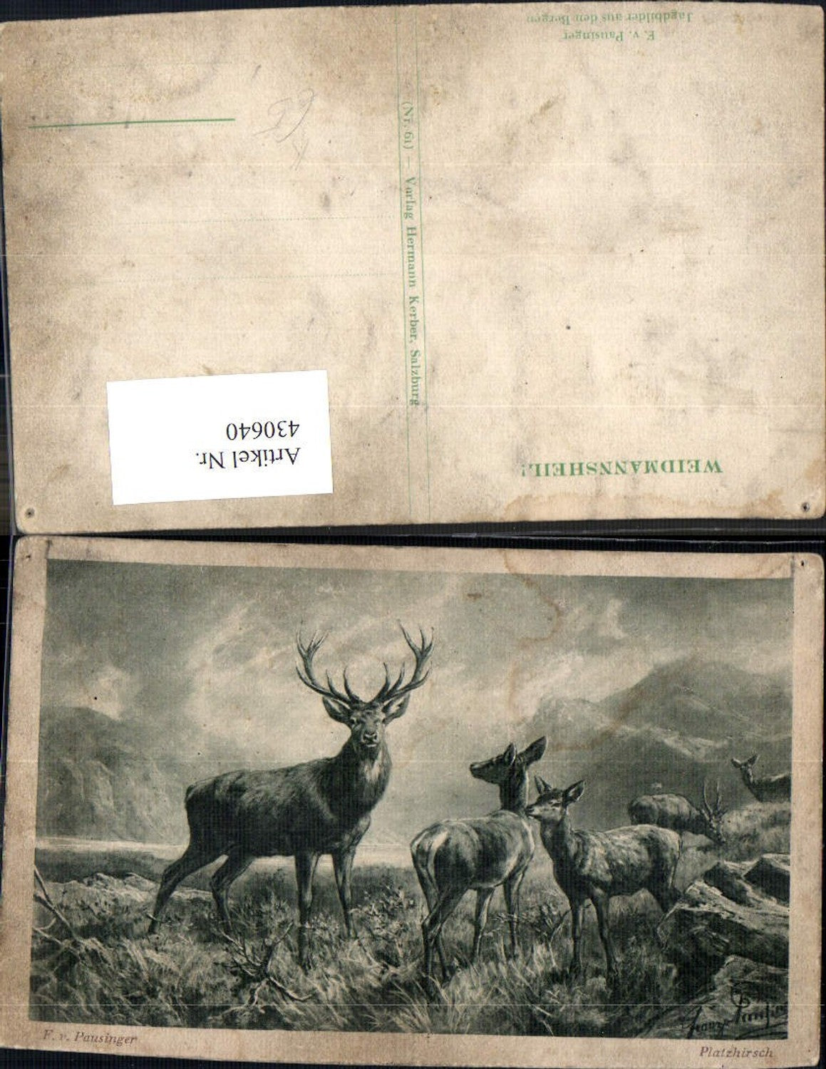 Alte Ansichtskarte – Old Postcard