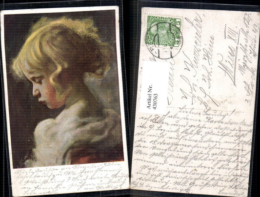 430763,Reklame Koh-i-noor Druckknöpfe Kind Mädchen Portrait