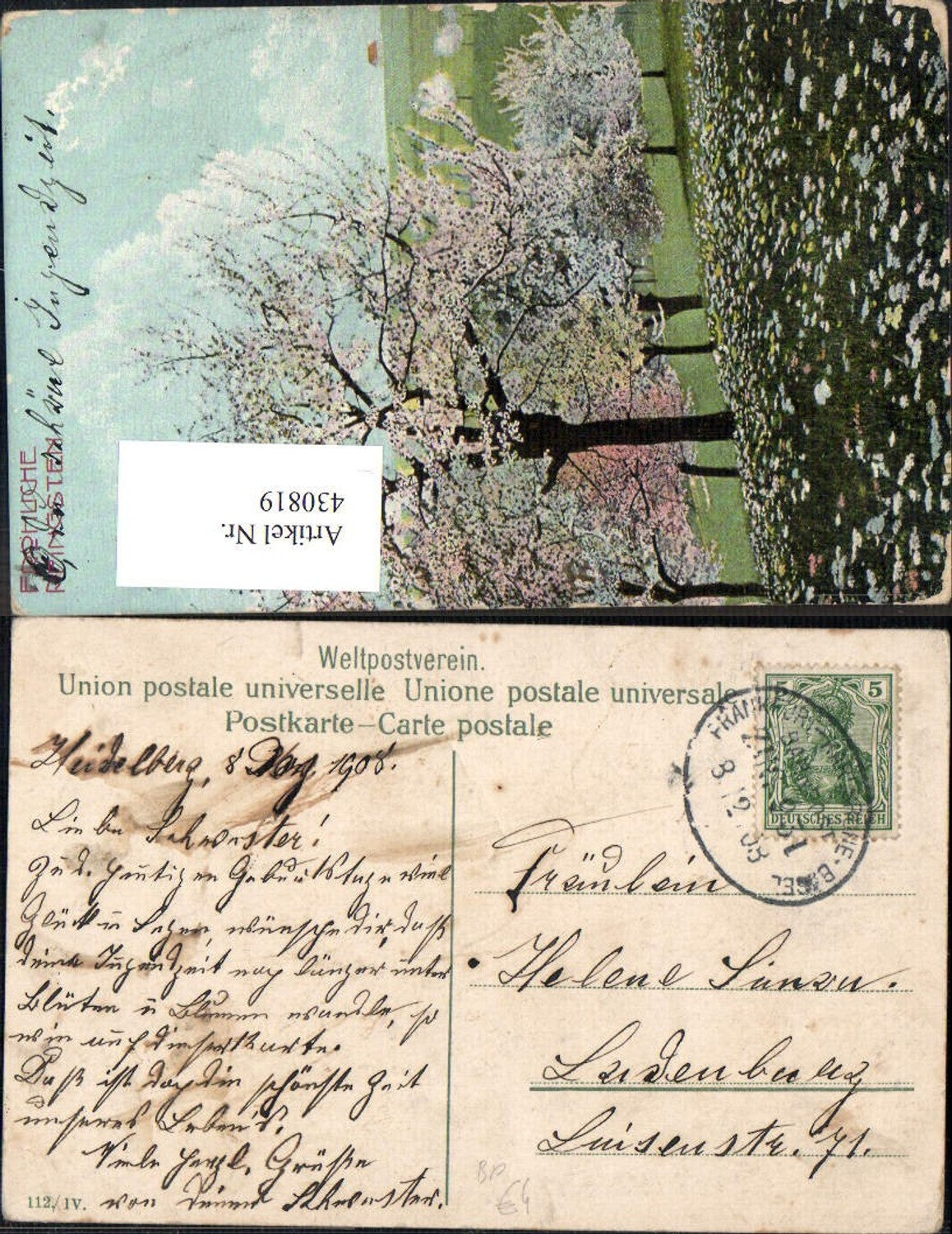 Alte Ansichtskarte – Old Postcard