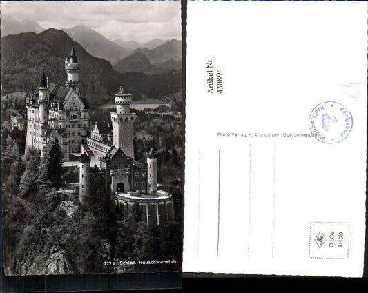 430894,Foto Ak Schloss Neuschwanstein Schwangau b. Füssen