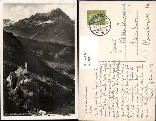430898,Schloss Neuschwanstein Schwangau b. Füssen
