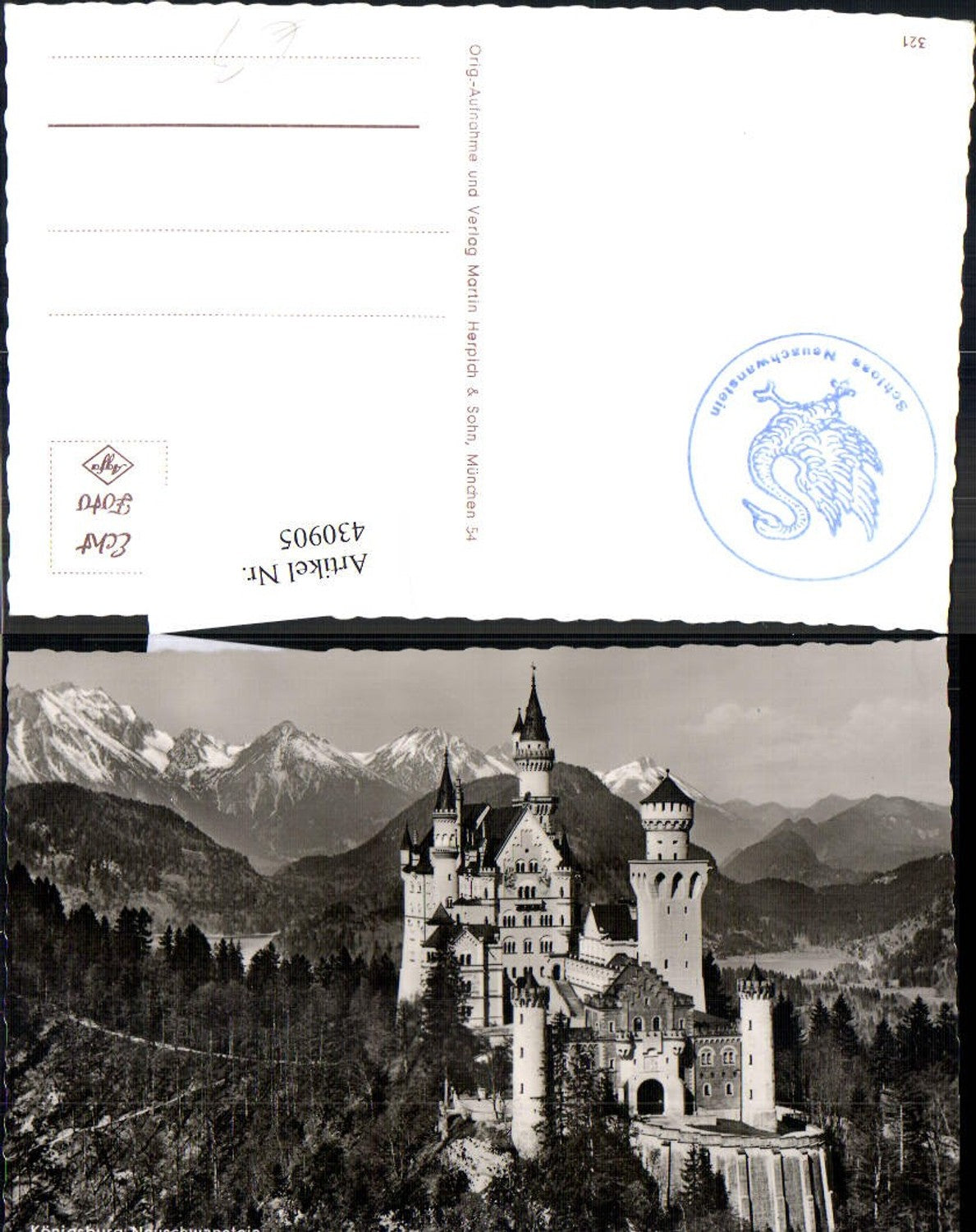 430905,Foto Ak Schloss Neuschwanstein Schwangau b. Füssen