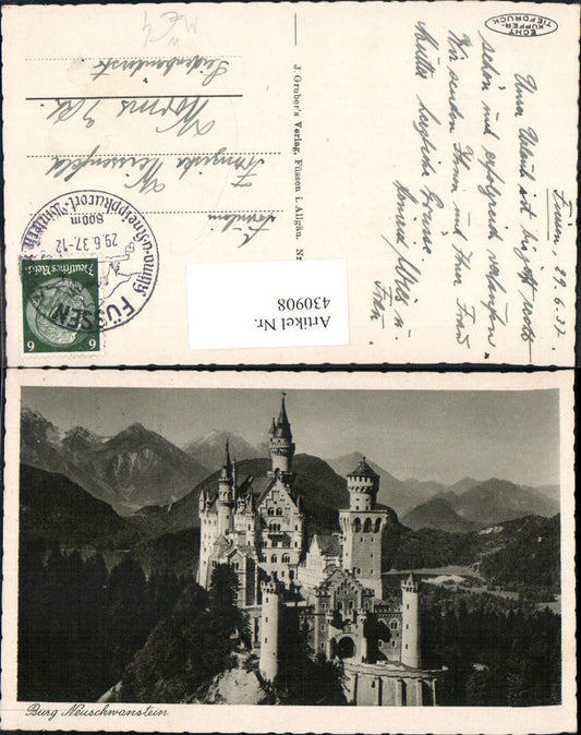 430908,Schloss Neuschwanstein Schwangau b. Füssen