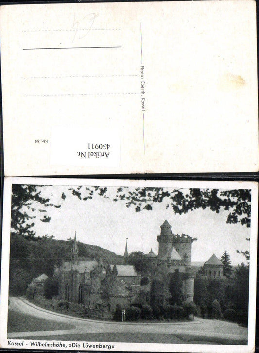 430911,Schloss Kassel Wilhelmshöhe Die Löwenburg