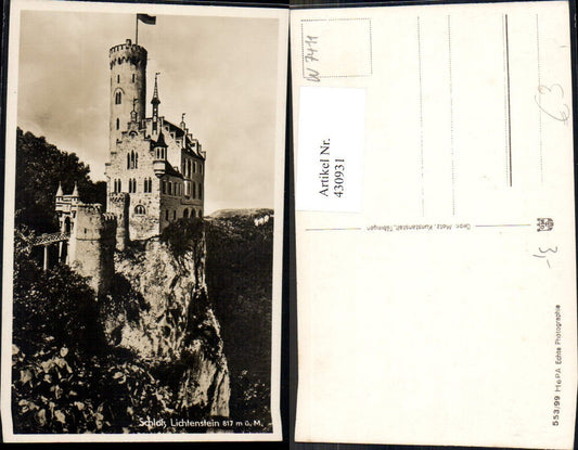 430931,Foto Ak Schloss Lichtenstein Württemberg