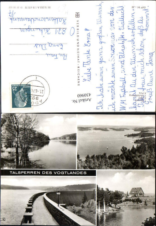 430960,Mehrbild Ak Talsperren des Vogtlandes Bergen Pöhl Muldenberg Pirk
