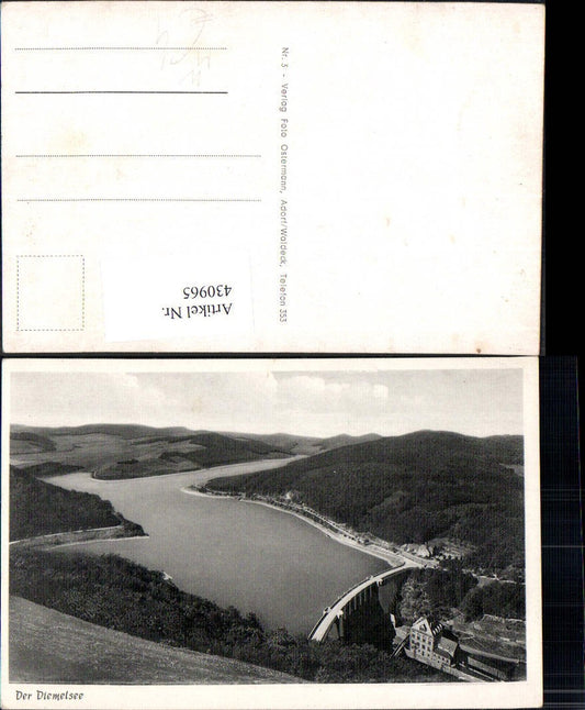 430965,Talsperre Der Diemelsee Diemeltalsperre b. Diemelsee