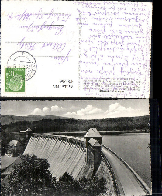 430966,Talsperre Edersee Sperrmauer Edertalsperre Waldeck