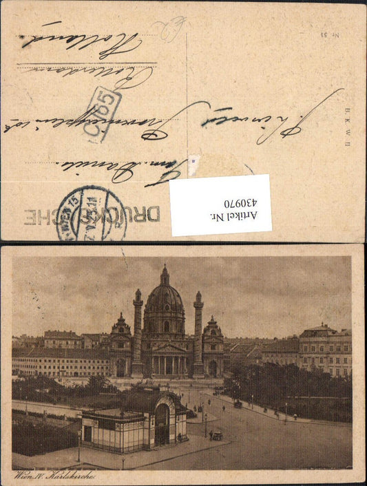 430970,Wien Karlskirche Kirche