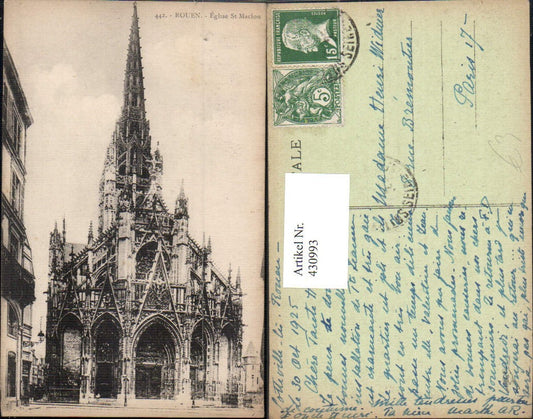 430993,Rouen Eglise St Maclou Kirche Dom