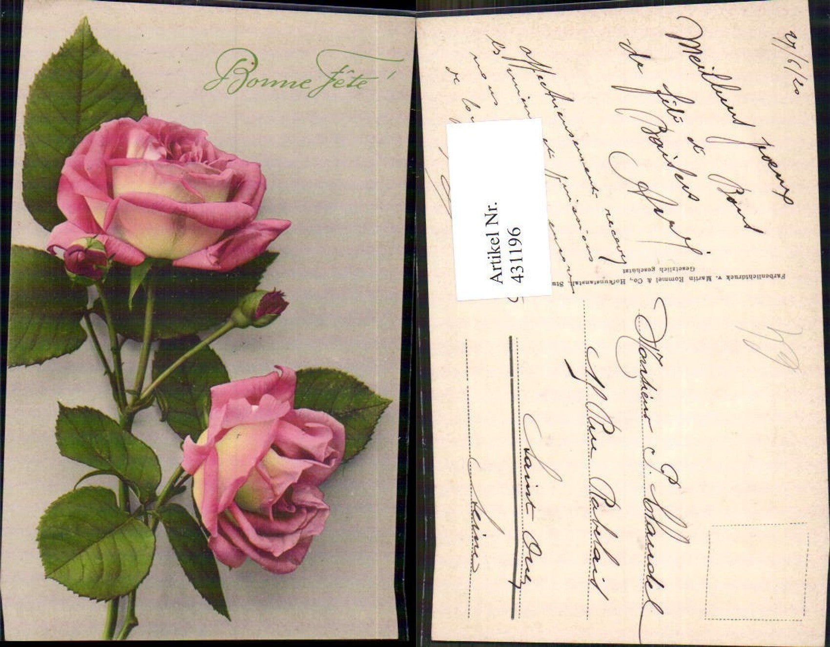 Alte Ansichtskarte – Old Postcard