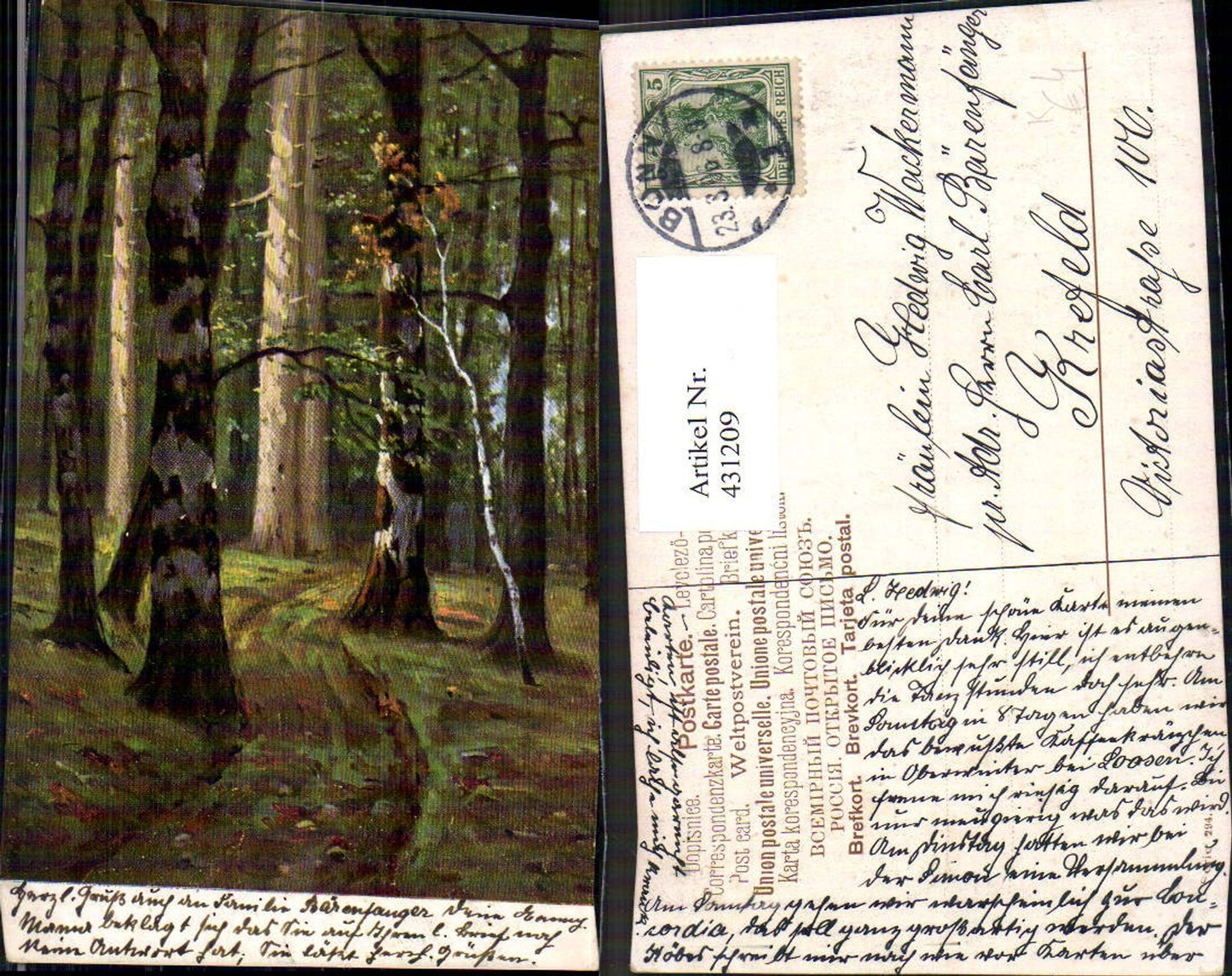 Alte Ansichtskarte – Old Postcard
