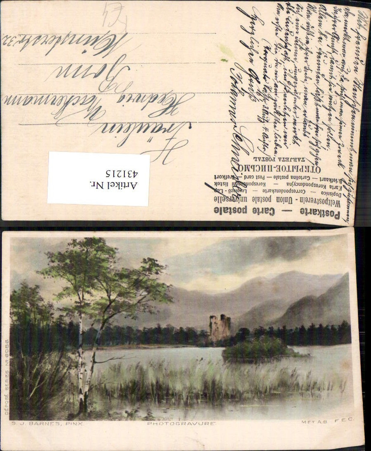 Alte Ansichtskarte – Old Postcard