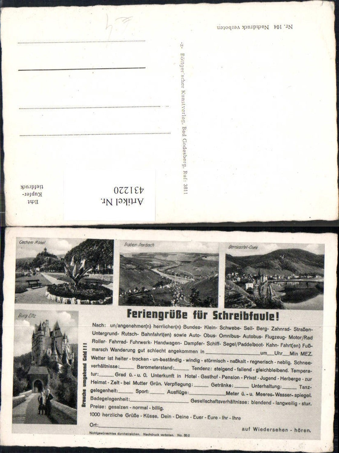 Alte Ansichtskarte – Old Postcard