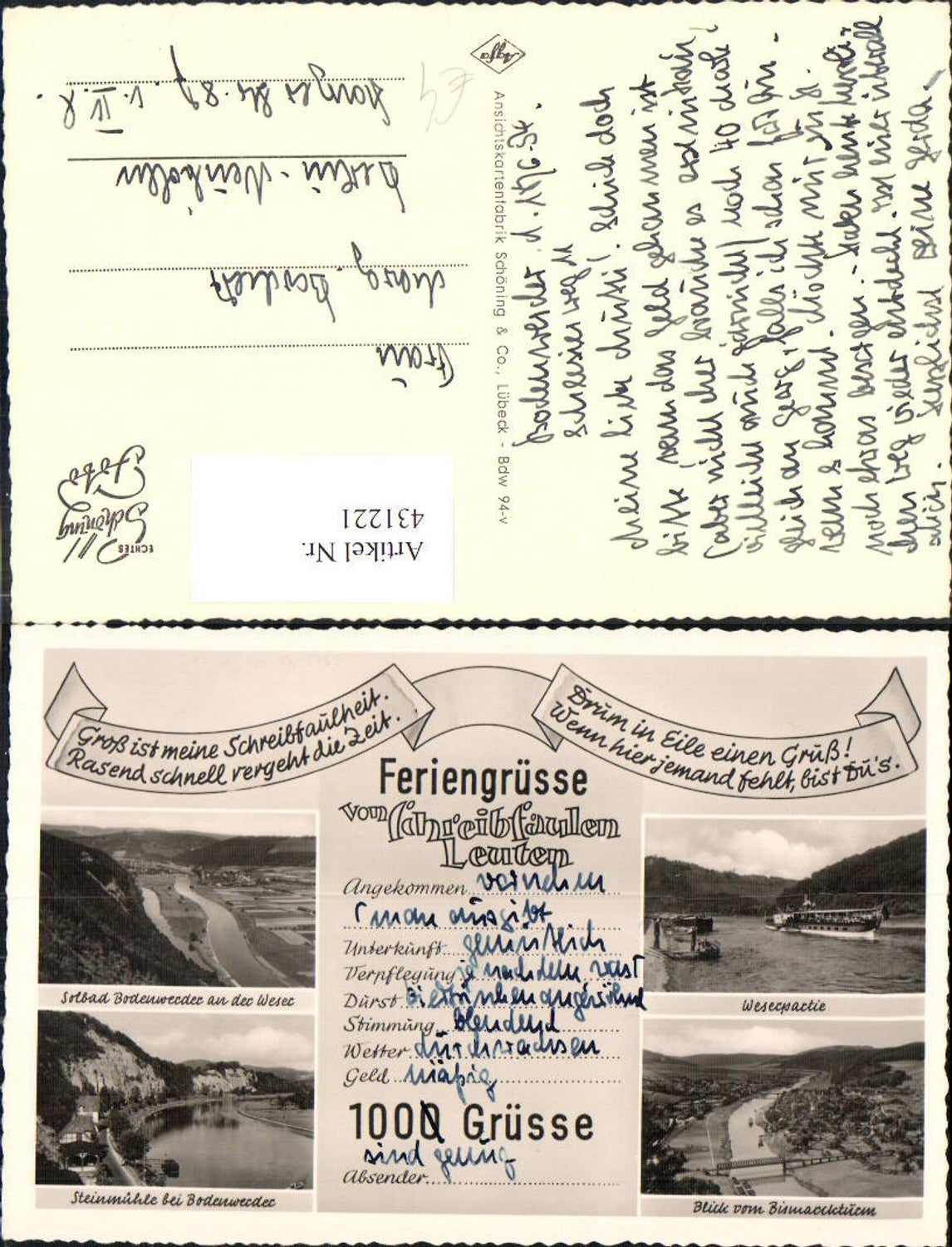 Alte Ansichtskarte – Old Postcard