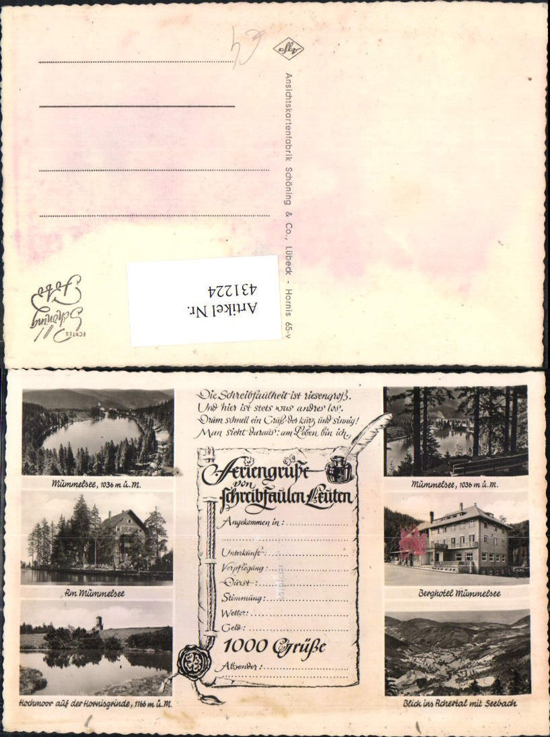 Alte Ansichtskarte – Old Postcard