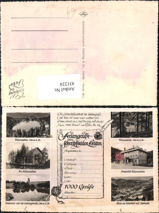 Alte Ansichtskarte – Old Postcard