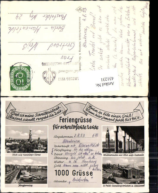 Alte Ansichtskarte – Old Postcard