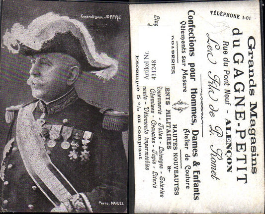 431248,Politiker Generalissime Joffre Soldat Uniform Frankreich