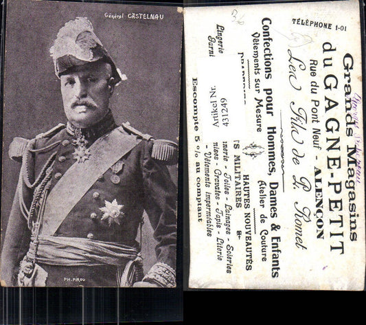 431249,Politiker General Castelnau Uniform Soldat Frankreich